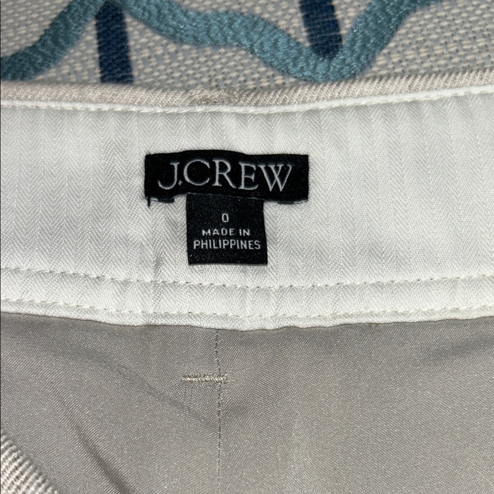J. Crew Remi Linen-Blend Pleated High-Rise Shorts Flax NWOT Sz 0 - Picture 7 of 10